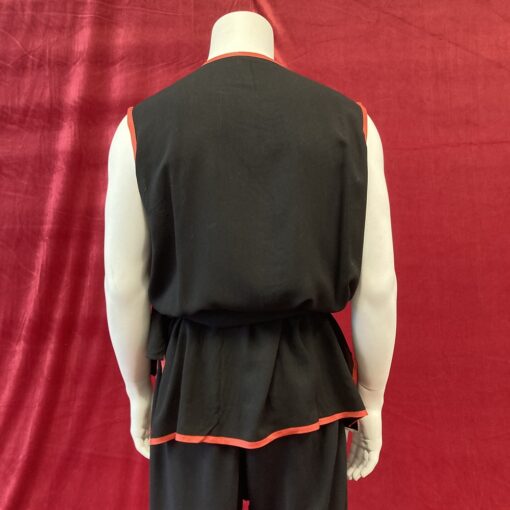 Nan quan kung fu cotton top jacket no collar sleeveless