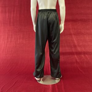 Wushu tai chi pants satin black