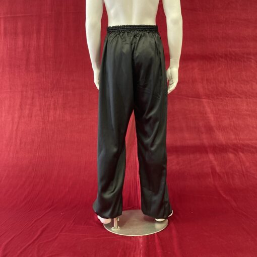 Wushu tai chi pants satin black