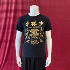 Shaolin temple t shirt black