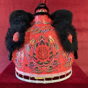 Liondance red black