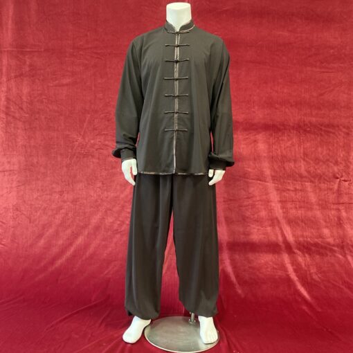 Tai Chi uniform viscose dark brown