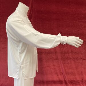 Tai Chi uniform viscose white