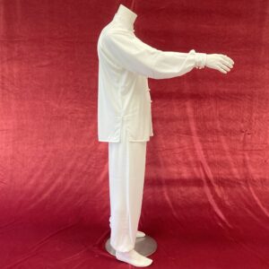 Tai Chi uniform viscose white