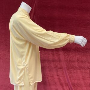 Tai Chi uniform viscose yellow