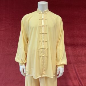 Tai Chi uniform viscose yellow