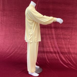 Tai Chi uniform viscose yellow