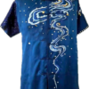 Blue Fish pure silk wushu taiji uniform