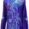 Purple Phoenix pure silk wushu taiji uniform