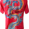 Red Dragon pure silk wushu taiji uniform