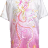 White Pink Phoenix pure silk wushu taiji uniform