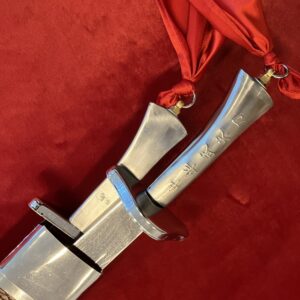 Double wushu saber twin broadsword