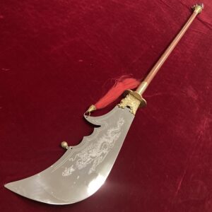 Stainless steel halberd wood C103